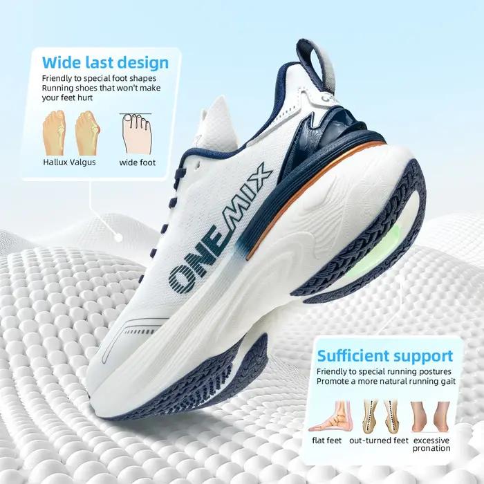 Chaussures de course ONEMIX 2026 pour femmes et hommes légères résistantes jogging fitness baskets modernes polyvalentes pour entraînements et sorties décontractées
