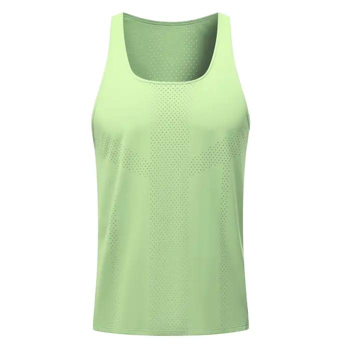 Débardeur athlétisme homme femme course vitesse gym fitness sans manches sportif