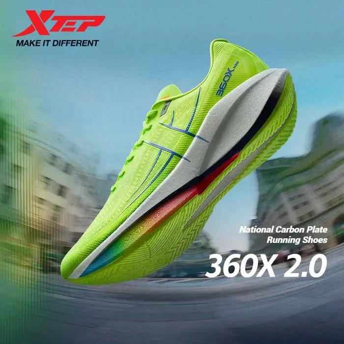 Xtep 360X-Chaussures de course professionnelles pour hommes, 2.0, marathon, course, plaque de carbon