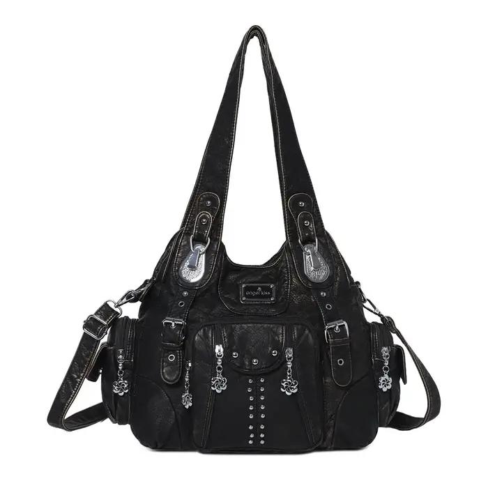 Sacs à main de mode femmes sacs à bandoulière en cuir PU sac à main femme sacoche grande capacité sa
