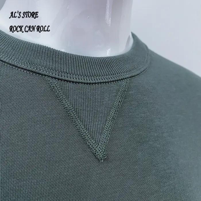 AL6163 Super qualité lourd épais pull homme grand confortable Flexible 400g 14.1oz coton chemise cha
