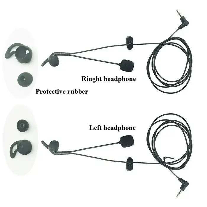 3.5mm Plug In Écouteurs Adapté Pour EJEAS FBIM V6 V6C V4 V4C Interphone Arbitre Interphone Casque