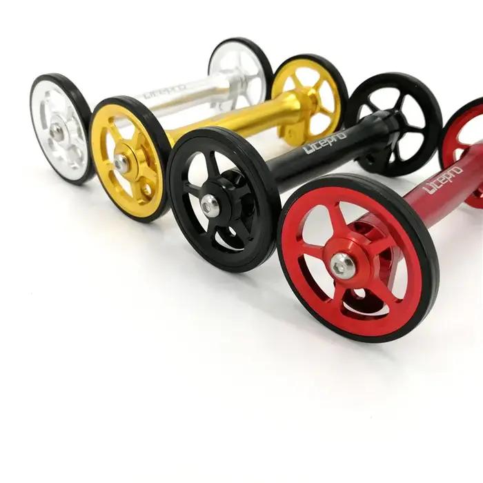 Litepro-Extension de roue facile pour vélo pliant Bromsilice, cargaison arrière T1 Easywheel télesco