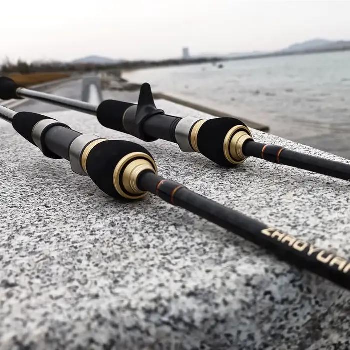 Canne pêche carbone slow jigging 1.68 1.83 1.95m puissance M ML mer spinning pointe creuse