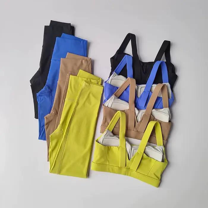 Ensemble de Yoga sans couture pour femmes, vêtements d'entraînement, vêtements de sport, Fitness, so