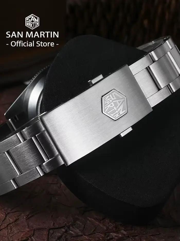 San Martin – montre de plongée rétro de luxe pour hommes, 40mm BB58, NH35, automatique, mécanique, s