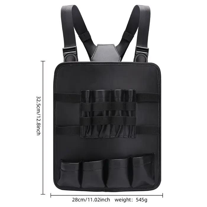 Sacs de poitrine en cuir pour barbier, nouveau Type élégant, rangement d'outils de coupe de cheveux,