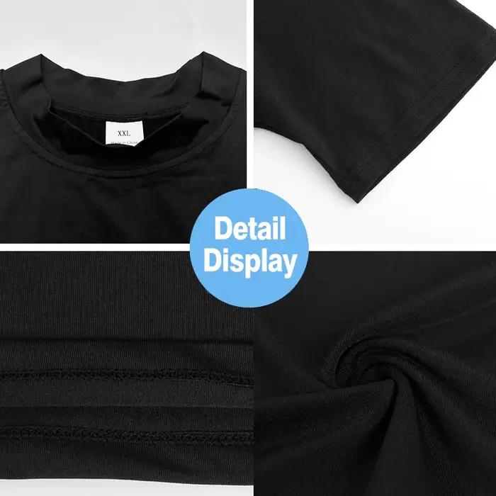 Chemise de Compression hommes débardeur de gymnastique vêtements de Fitness musculaire col roulé Spo