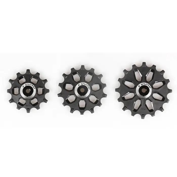 FOVNO – jeu de poulies de dérailleur arrière 12T 14T 16T, Support de roue à dents larges et étroites
