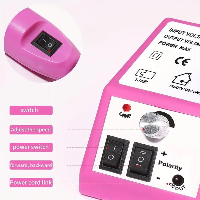 LINMANDA 20000 tr/min manucure perceuse ensemble électrique perceuse à ongles Gel dissolvant Portabl