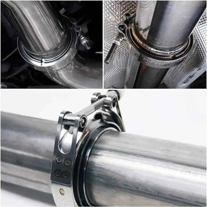Pince à bande en V en acier inoxydable 304, 2 ", 2.25", 3 ", bande en V accédée, mâle, femelle, turb