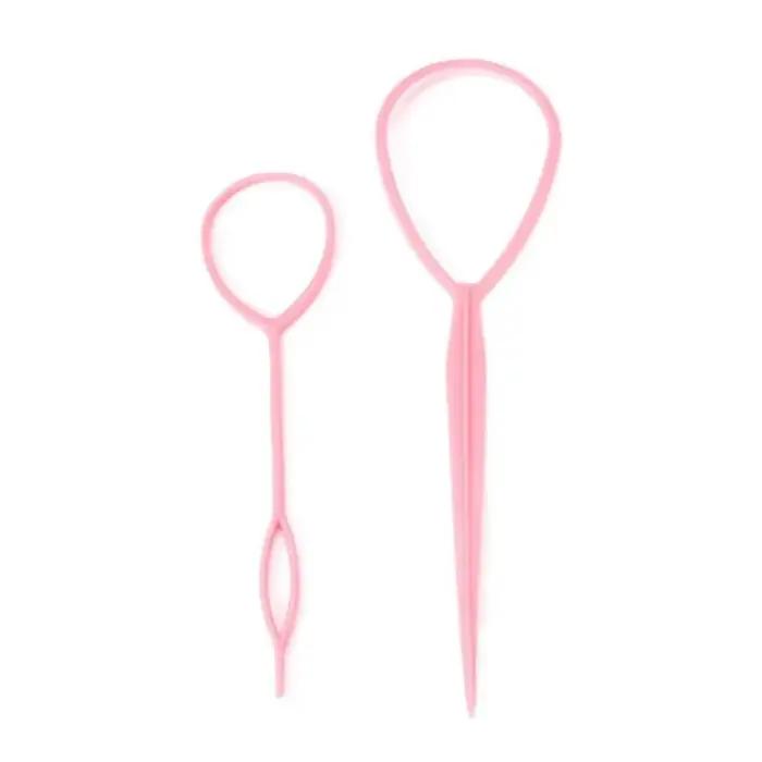 Peigne à queue pointue, outils de coiffure, brosse à sourcils à double tête, peigne à Triple rangée,