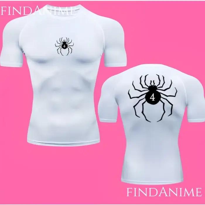 T-shirts de compression Spider, T-shirt de compression Anime Phantom Troupe Hunter x Hunter, T-shirt