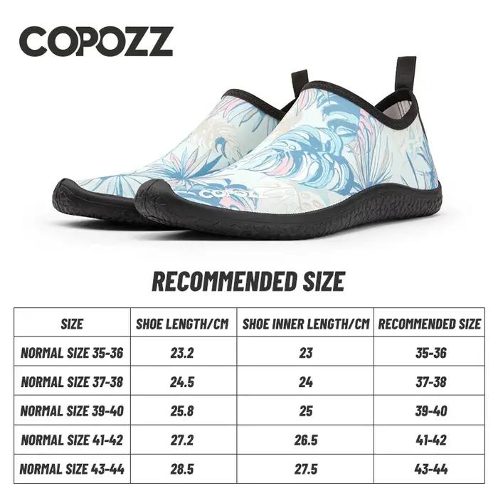 COPOZZ chaussures d'eau d'été chaussures d'eau à séchage rapide chaussures de pataugeoire respirante