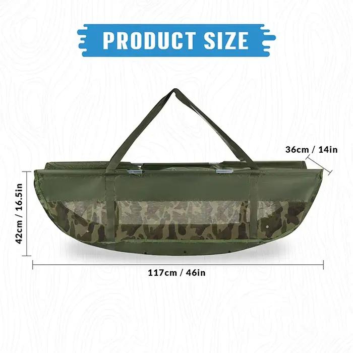Sacs de pêche sacs de pesée de poisson pliant maille peser fronde sac de poisson pour poisson attrap
