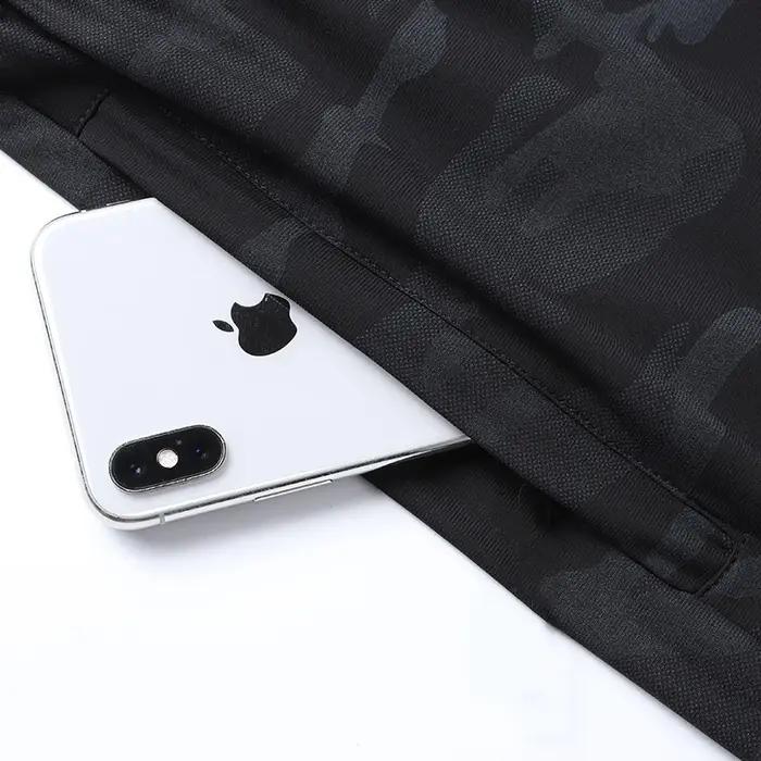 Short de course camouflage homme grande taille - Respirant pour basket, gym et fitness - Décontracté