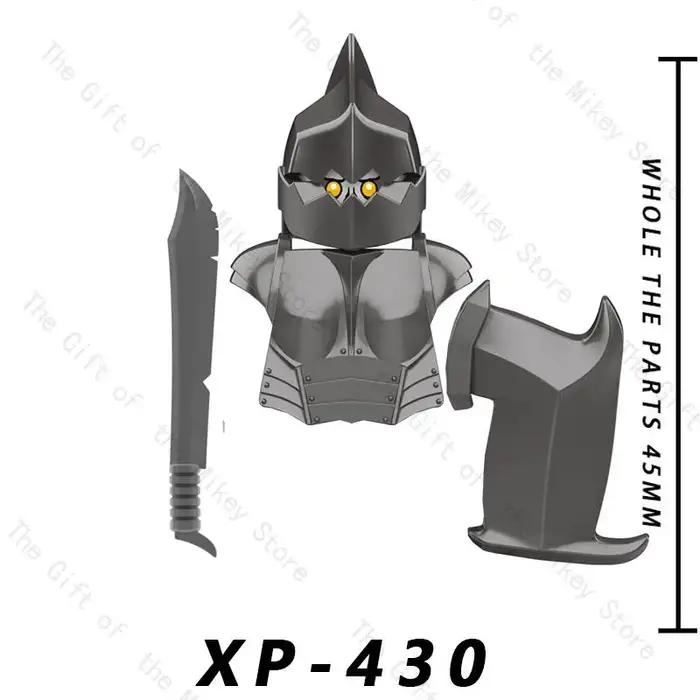 Décennie s de construction chevalier médiéval Gundabad pour enfants, figurines elfes soldats nains,