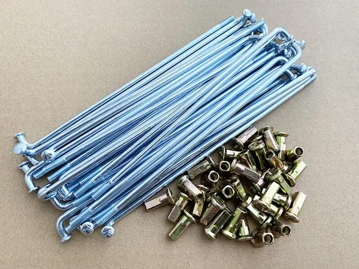 36 pcs/lot rayons de vélo 8G 4.0*125/130 /138/140/145/150/157/162/168/180/191mm rayons de moto vélo