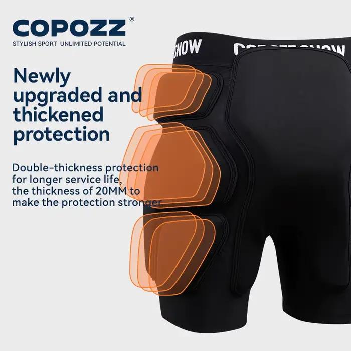 COPOZZ Sports plication Ski Skate 506 Protection Ski Protecteur Genouillères Patinage Protection Han