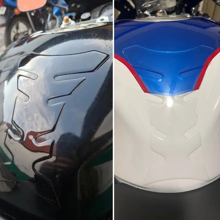 Couvercle de Protection universel transparent en résine 3D pour réservoir de gaz de moto