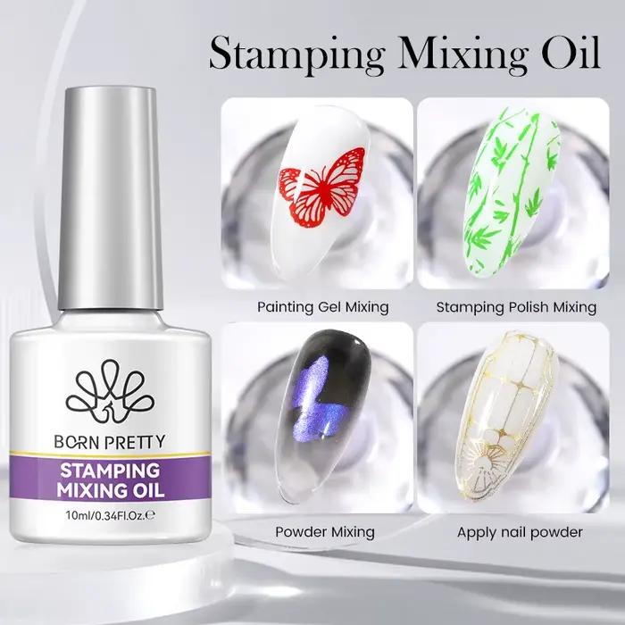 BORN PRETTY 10ml estampage mélange peinture à l'huile Gel