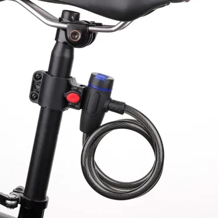 Serrure de câble de vélo haute sécurité antivol résistante aux cisailles universelle pour chaîne de moto et scooter accessoires de vélo
