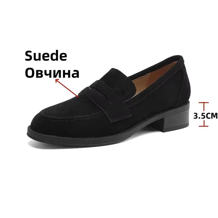 FEDONAS 2025 daim cuir bout rond Med talon printemps chaussures Mature doux rencontres femmes pompes