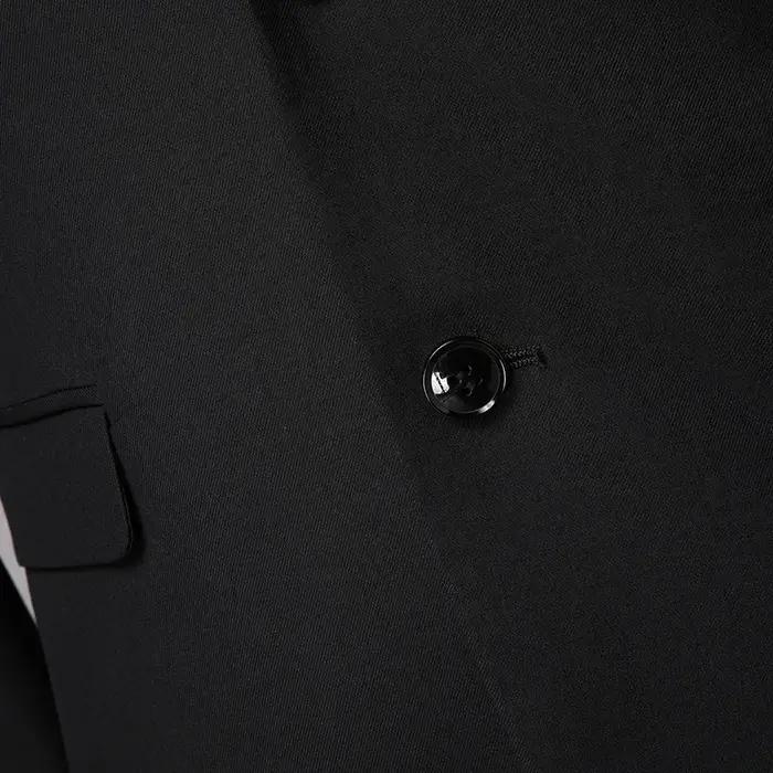 S-8XL (Blazer + pantalon) mode homme affaires décontracté extérieur Gentleman tendance simple bouton