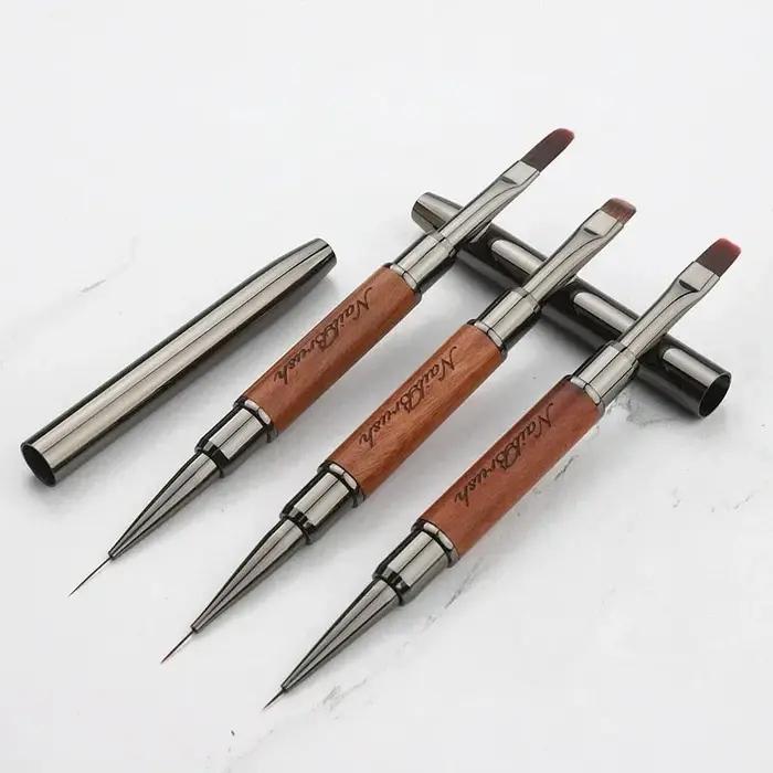 Nouveau Pinceau à ongles double embout 1 pièce