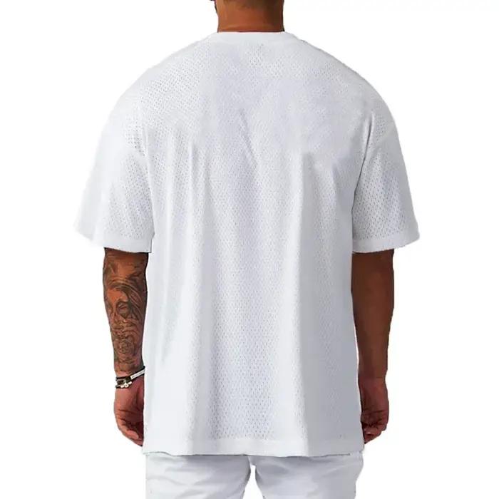 T-Shirt à Manches Courtes pour Homme, Vêtement Surdimensionné, en Maille, Respirant, à vaccage Rapid