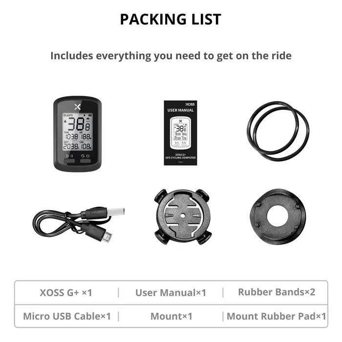 Ordinateur de vélo avec GPS compteur de vitesse sans fil pour vélo de route VTT cadence résistant à l'eau Bluetooth ANT+