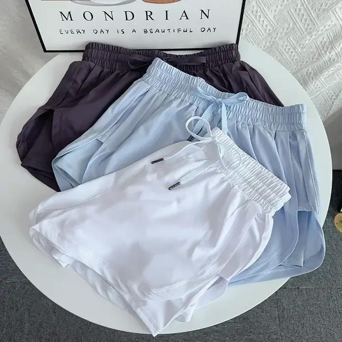 Shorts de sport de yoga taille haute pour femmes, shorts athlétiques respirants à séchage rapide, do