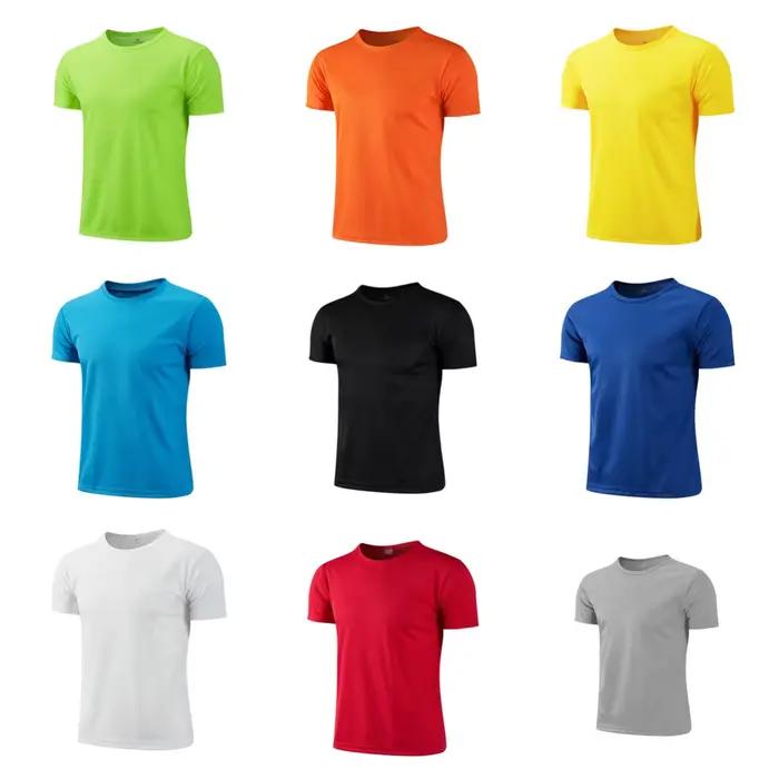 T-shirt sport homme femme séchage rapide - Maillot fitness respirant pour gym et course