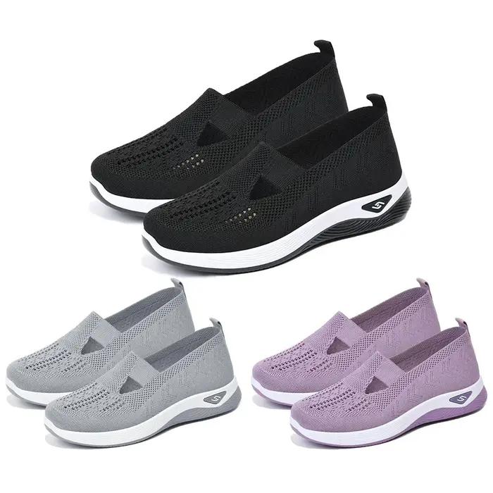 Chaussures pieds nus respirantes pour femmes - Orthopédiques antidérapantes support voûte plantaire