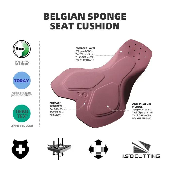 YKYW Shorts de cyclisme respirants pour femmes sous-vêtements de vélo assiste vêtements de sport d'é