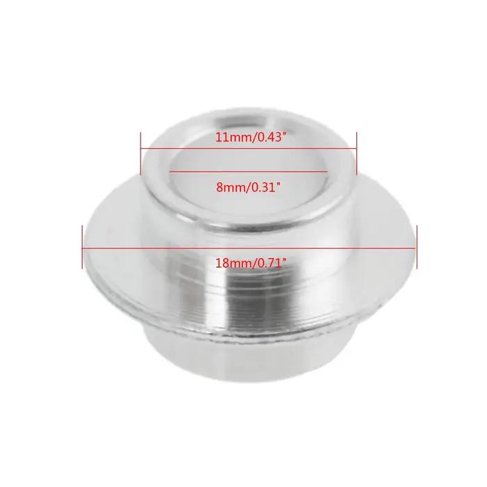 Entretoises de roulement de Scooter de Skateboard en aluminium de 8mm, 8 pièces, douille de roulemen