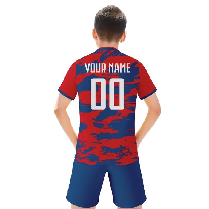 Kit de maillot de football personnalisé pour enfants de la République tchèque, uniforme d'équipe de