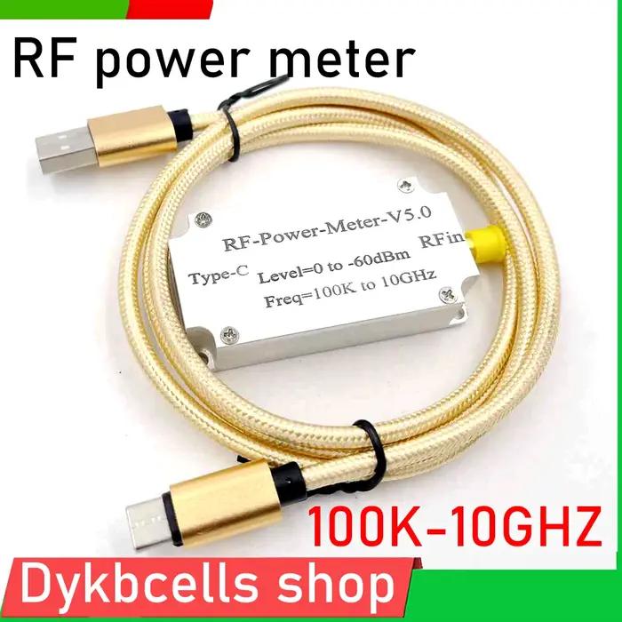 Détecteur de puissance de communication USB, 100K-10GHZ, RF, données d'exportation, logiciel de mesu