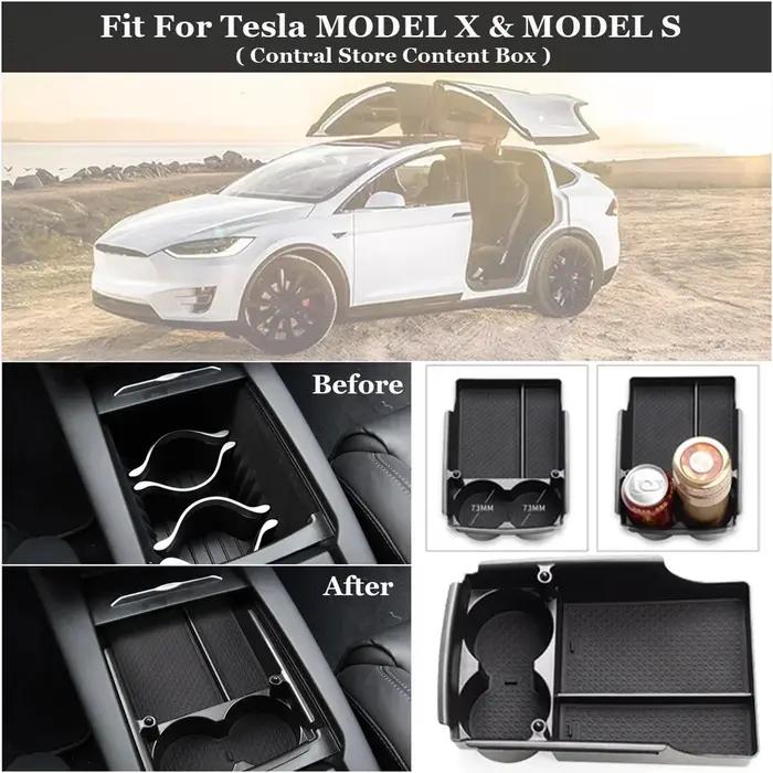 Boîte de rangement pour accoudoir de Console centrale de voiture, organisateur de plateau, tapis ant