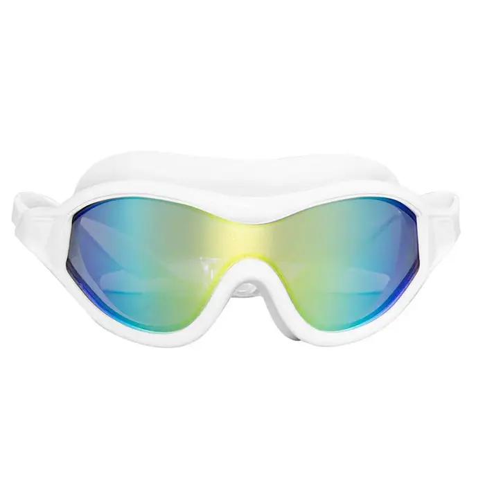 Lunettes de natation à grande monture pour femmes et hommes, nouvelle mode, HD, antibuée, fabricant