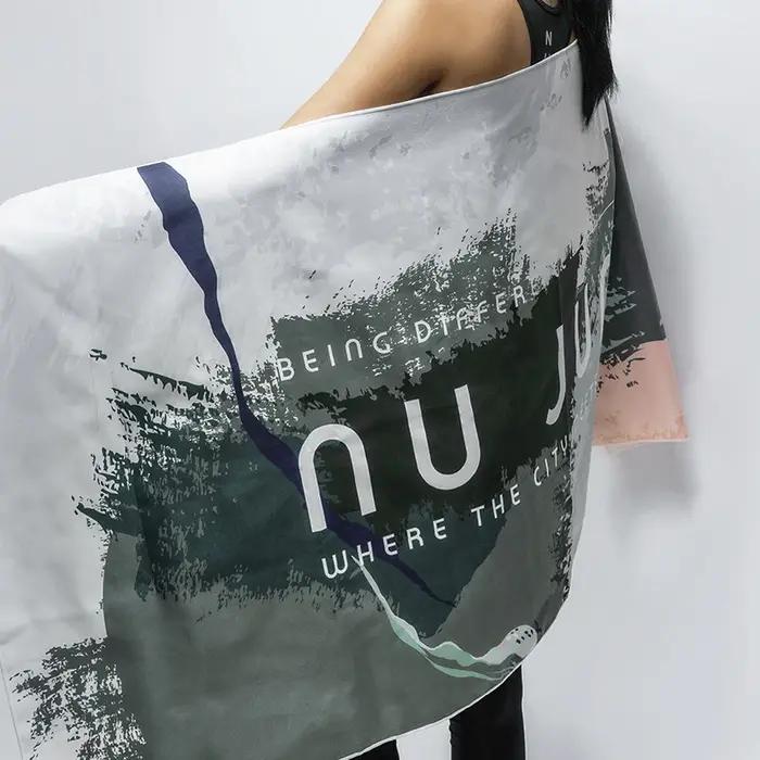Aux- june-Serviette de Plage en Microcarence, Serviette de Bain, Design d'Impression à la Mode, Serv