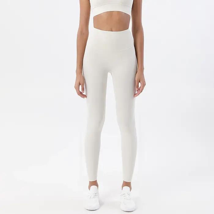 SOISOU-Pantalon de yoga en nylon pour femme, leggings de gymnastique pour fille, collants de fitness