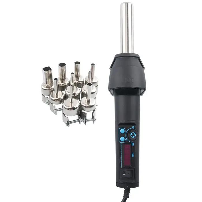 Station de dessoudage de pistolet à air chaud électronique réglable LCD rapide 650W IC SMD BGA + bus