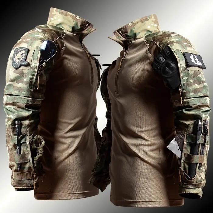 Costume de travail pour hommes, vêtements d'extérieur, t-shirt et pantalon à manches longues, vêteme