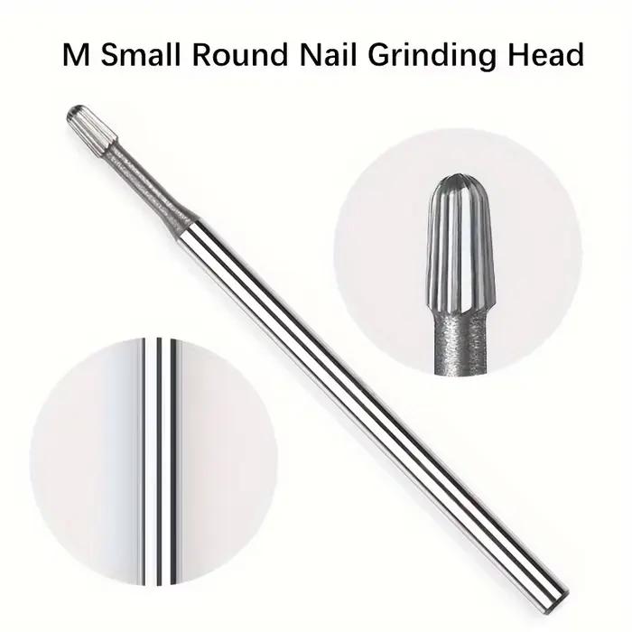 Forets à ongles de sécurité en carbure de tungstène, dissolvant de cuticules 3/32 "pour lime à ongle