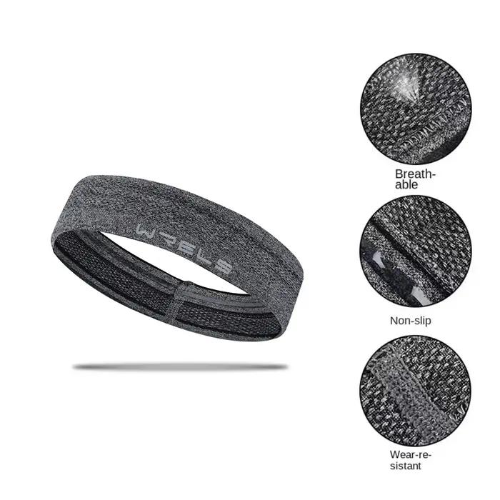 Bandes élastiques artificielles pour sauna absorption de sueur coiffure entraînement yoga course à pied