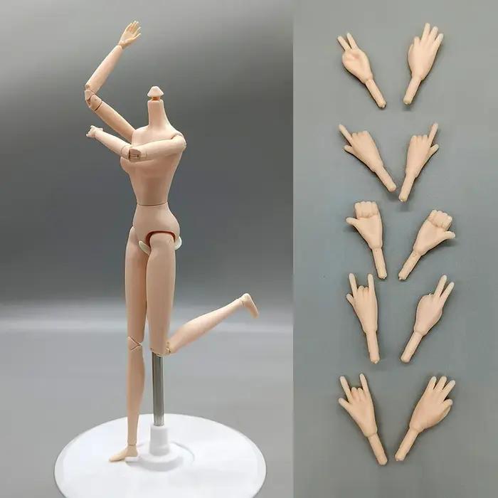 Mode 30 cm poupée 3D yeux princesse poupées en plastique bricolage poupées 28 poupée commune modèle