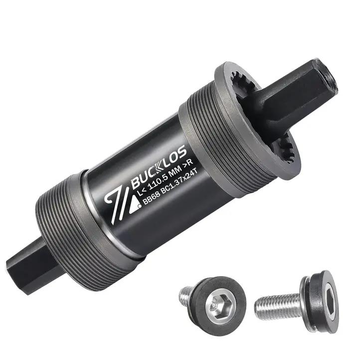 BUCKLOS vélo de montagne BB support de pédalier carré BB68 fileté CNC gros vélo de neige pédalier 11