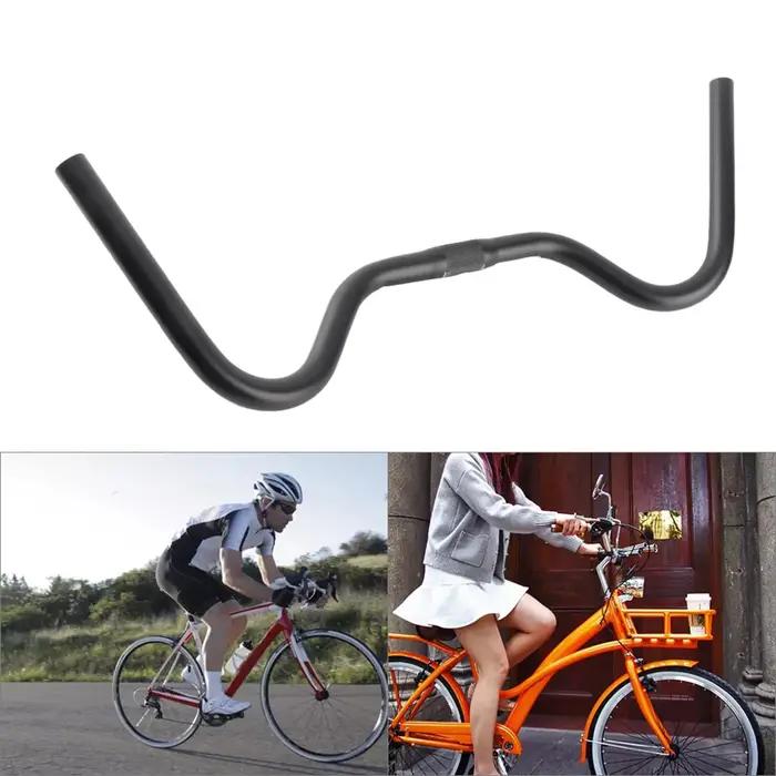 Guidon vintage de vélo en alliage d'aluminium pour vélo de montagne et de route offrant confort et style unique pour coureur de route et grimpeur de montagnes