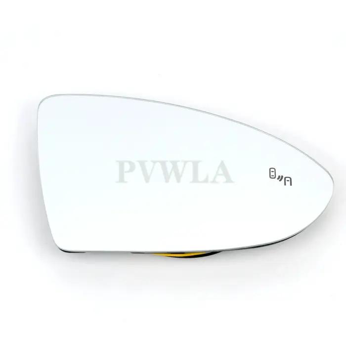 Rétroviseur latéral en verre pour porte avant, angle mort chauffé, pour VW Golf 7 7.5 2013 2014 2015